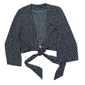 Volcom Wrap Heart Blouse Womens Size -‎ XS